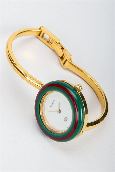 gucci vintage watch bangle|gucci vintage watch interchangeable.